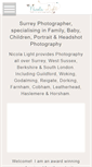 Mobile Screenshot of nicolalightphotography.co.uk